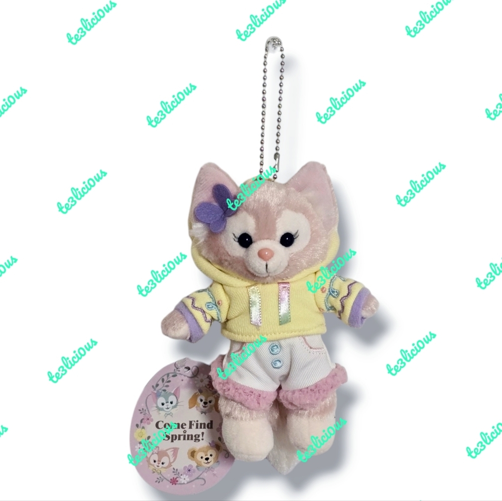 DISNEY TOKYO SEA LINABELL COME FIND SPRING PLUSH KEYCHAIN CHARM